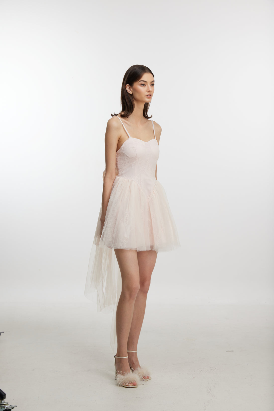 Ethereal Tulle Corset Mini Dress