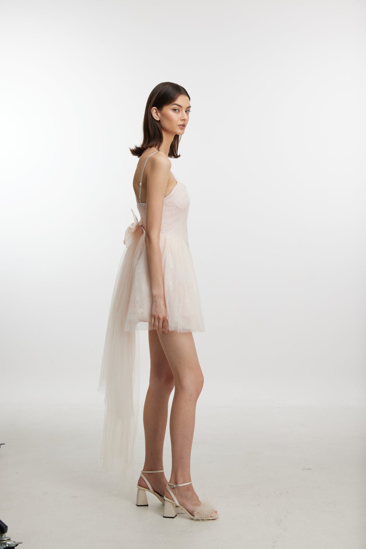 Ethereal Tulle Corset Mini Dress