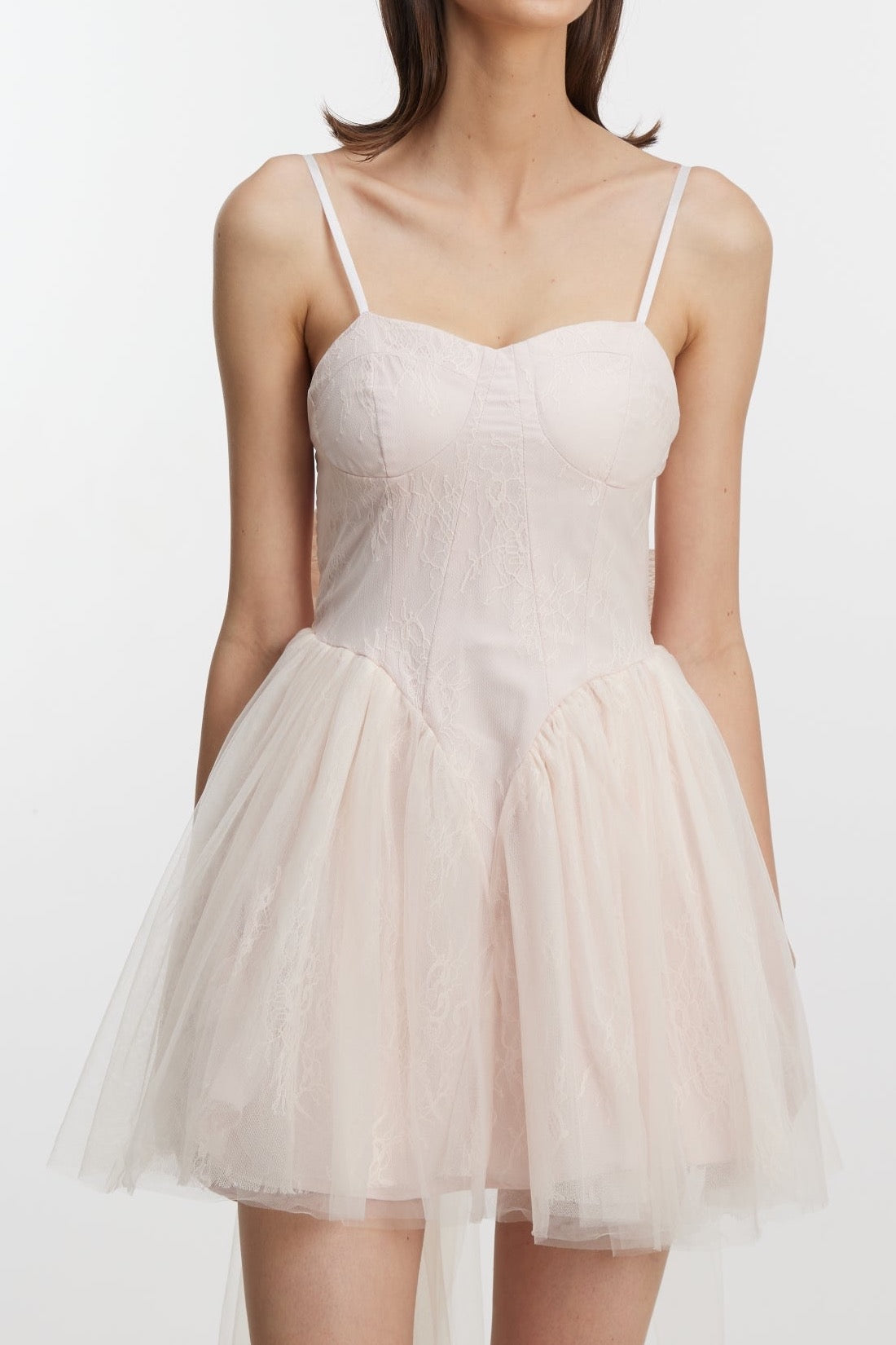 Ethereal Tulle Corset Mini Dress