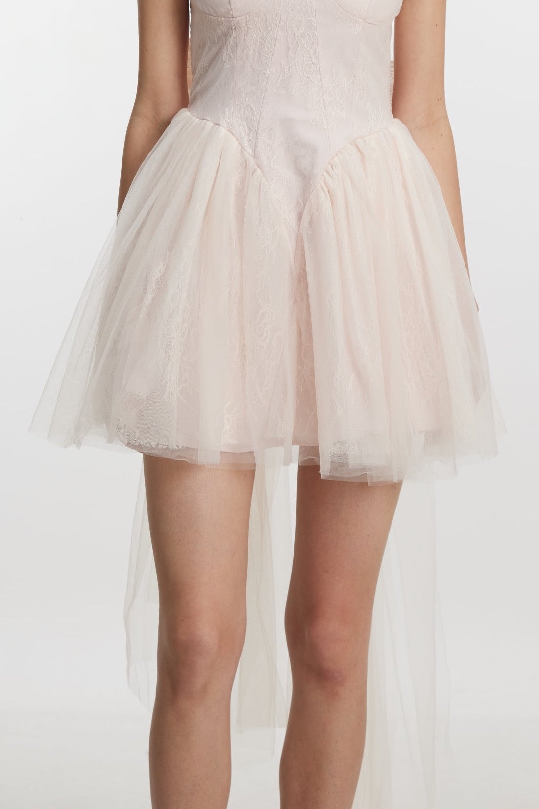 Ethereal Tulle Corset Mini Dress