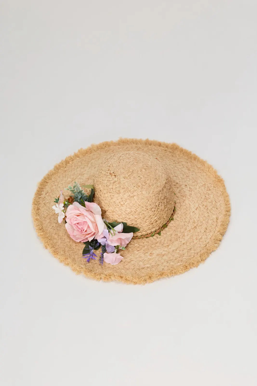 Garden Rose Wide-Brim Hat by STAGEE, product shot