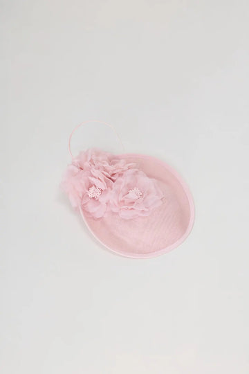 STAGEE Pink Floral Veil Fascinator - Pink - view 1